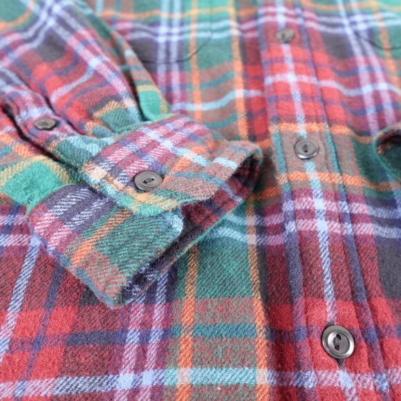 Levi's Plaid Flannel Shirt Men's XL 100% Cotton Tartan Buffalo Lumberjack - Picture 7 of 11